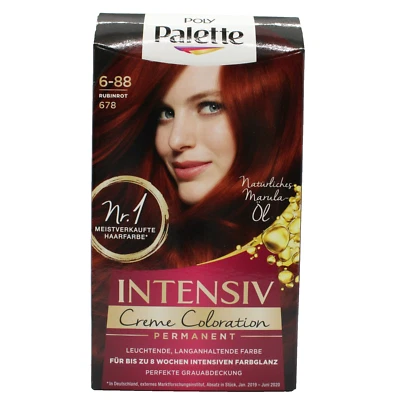 Poly Palette Intensiv Creme Coloration 6-88 678 Rubinrot Haarfarbe - NEU OVP - Bild 1 von 2