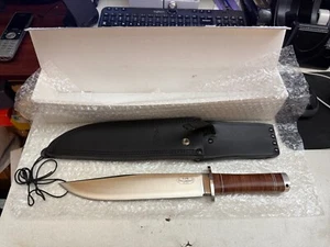 Sweden Fallkniven Fixed Blade Knife Tor Northern Light Series w/ Leather Case - Picture 1 of 4