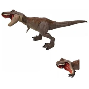 jurassic world t-rex bite 'n fight dino rivals tyrannosaurus mattel dinosaur - Picture 1 of 11