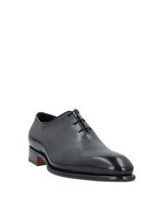 RRP€835 SANTONI Leather Oxford Shoes Mismatch Size L39-39.5 R40 Goodyear Lace Up - Bild 1 von 11