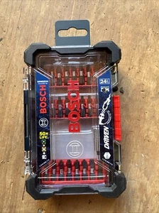 Bosch SDMSD24 Punte a percussione set 24 pezzi driver resistente custom case system set - Foto 1 di 2