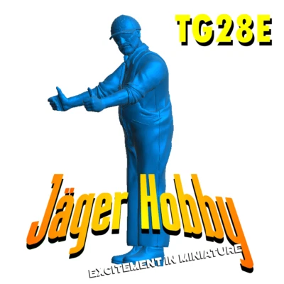 TG28E – Modern Crew Figure for RC Boats & Dioramas | Jager Hobby - Image 1 of 4
