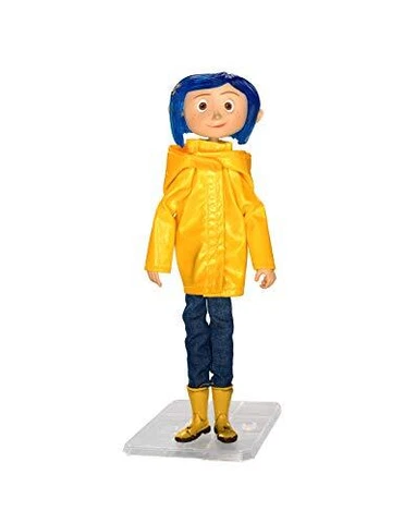 NECA - Coraline ? Articulated Figure ? Coraline in Rain Coat Cover