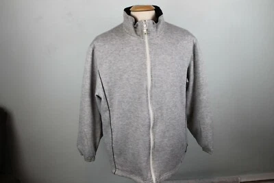 Chaqueta para hombre Weather Tamer cremallera completa manga larga nailon gris talla 2X Foto 1 de 4