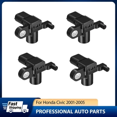 Sensor de posición del árbol de levas OEM de 4 piezas para Honda Civic 2001-2005 1,7 L 37840-RJH-006 Foto 1 de 4