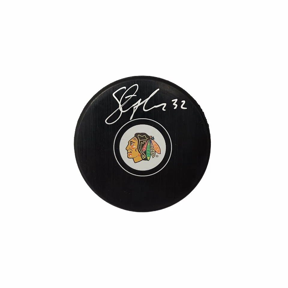 Хоккейная шайба с автографом Стива Томаса из Chicago Black Hawks - Изображение 1 из 1