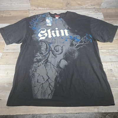 Camiseta De Colección Y2K Skin Industries Manga Corta Para Hombre XL Doble Cara Grunge Foto 1 de 4