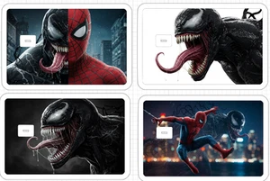 Spider-Man Venom Kredit Debit ATM Karte Skin Aufkleber Marvel Spiderman Comic Buch - Bild 1 von 7