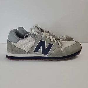 New Balance 500 Classic Grey Blue Athletic Running Shoes Sneakers Mens 9.5 D - Picture 1 of 22