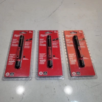 Milwaukee Tool 2105 Penlight 100 Lumens Led Removable Clip Flashlight 3 PACK - Image 1 of 3