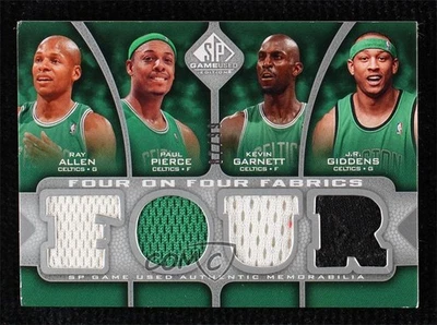 2009-10 SP Juego Usado Cuatro en Telas/99 Paul Pierce JR Giddens Andre Miller Salón de la fama Foto 1 de 2