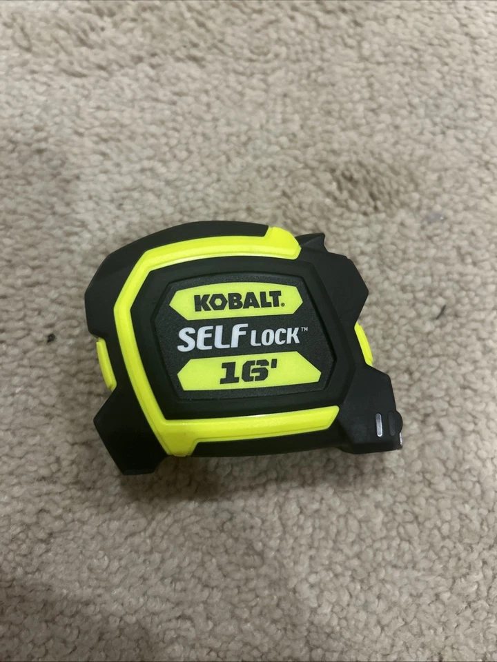 16 Feet Kobalt Self Locking Measuring Tape Metric and Imperial Measure Tool - Image 1 of 1