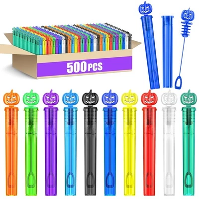 500 PIEZAS Mini varitas de burbujas de Halloween, burbujas temáticas de Halloween a granel para truco o... Foto 1 de 4