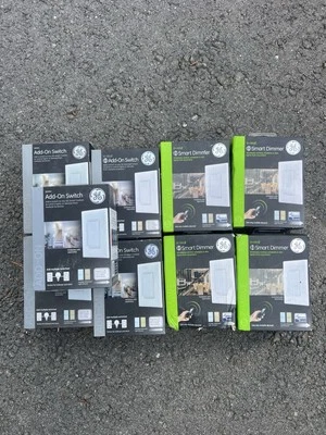 Atenuadores inteligentes GE en pared EZ e interruptores adicionales - Lote de 9 - Onda Z   Foto 1 de 4