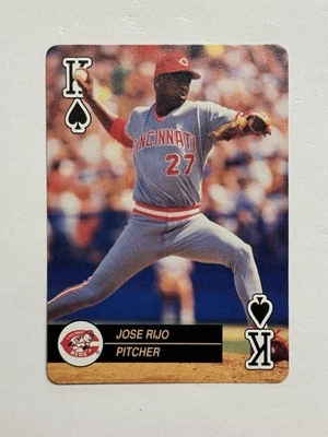 1992 US Playing Card Baseball Aces Box Set Jose Rijo #KS - Image 1 of 2