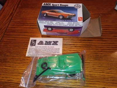 VINTAGE  AMT   1/43  AMC AMX MODEL  SNAP KIT NIOB T108 - Image 1 of 2