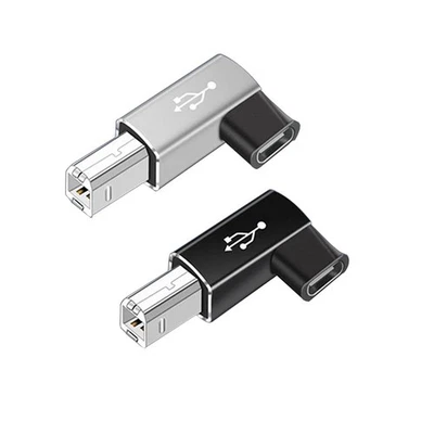 rgzhihuifz USB C Female to Midi 90 Degree Adapter, 2Pack Female USB C to Male... - Image 1 of 4
