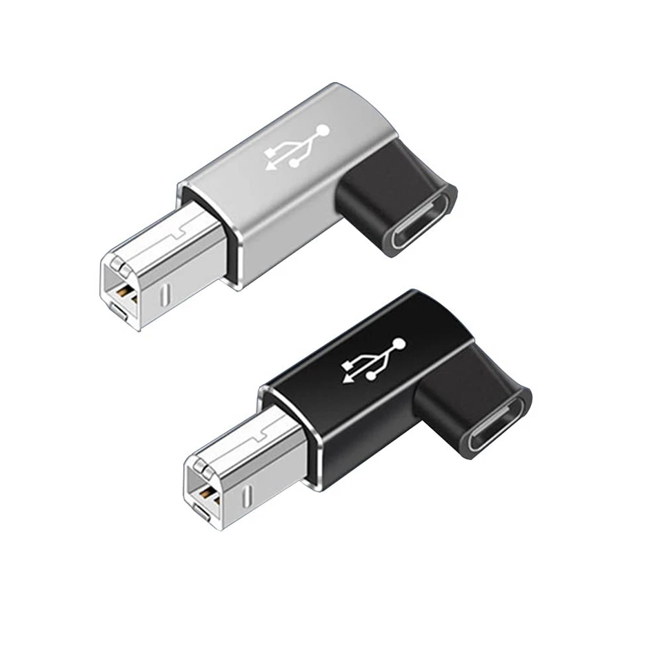 rgzhihuifz USB C Female to Midi 90 Degree Adapter, 2Pack Female USB C to Male... - Image 1 of 4