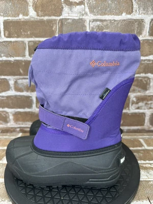 Columbia Powderbug II Botas de Nieve Impermeables Púrpura BY1326-512 Niñas Jóvenes Talla 3 Foto 1 de 4