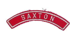 SAXTON RWS Red & White Community Strip Boy Scout - Picture 1 of 2