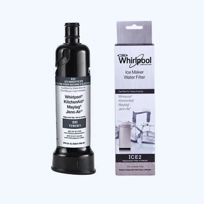 ICE2 1 Pack, OEM Whirlpool Refrigerator Water Filter F2WC9I1
