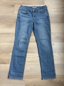 Vintage Levis 505 Jeans 10 Women’s Low Straight Leg Stretch 30/31 - Picture 1 of 7