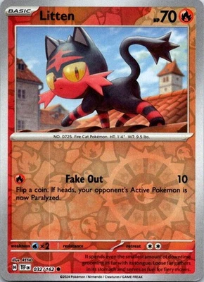 Litten - Common SV05: Temporal Forces 032/162 NM - Image 1 of 2
