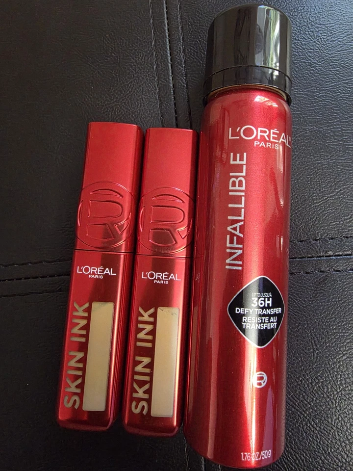 HAUL L’Oreal Skin Ink Longwear 2-in-1 Foundation Concealer Makeup #270 #265 FREE - Image 1 of 4