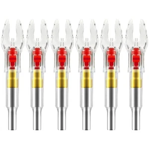 6PCS X Lighted Nocks for Arrows with .204 .233 .244 .246 Inside Diameter X, H... - Picture 1 of 6