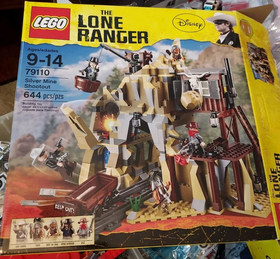 LEGO Lone Ranger 79110 Silver Mine Shootout caja abierta; solo caja no es un juego Foto 1 de 1