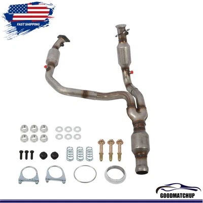 For 2009-2013 Chevy Silverado 1500 4.3/4.8 /5.3/6.0L Y Pipe Catalytic Converter - Image 1 of 4