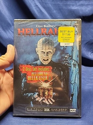 Clive Barker's Hellraiser / Hellbound Hellraiser II DVD Factory Sealed NEW 2002 - Image 1 of 3