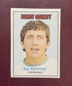 A&BC-1970-FOOTBALL ORANGE BACK -# 110 ~ ROY McFARLAND of DERBY COUNTY ~ EXC - Picture 1 of 2