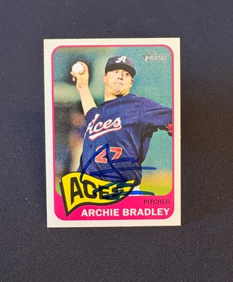 Archie Bradley - Signed 2014 Topps Heritage Card Arizona Diamondbacks Auto - Image 1 of 2