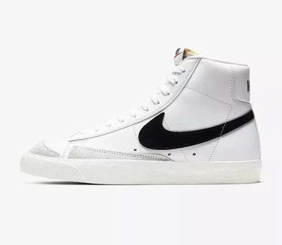 Nike Blazer Mid 77 CZ1055-100 Sneaker Womens White Leather Lifestyle Shoes Sz 10 - Image 1 of 4