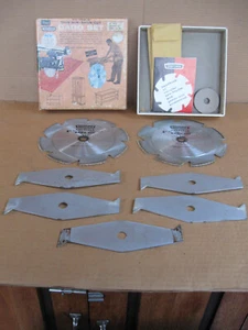 Vintage Craftsman 8" Kromedge dünne Felge Satin Cut Dado Set 9-3253 5/8" 5200RPM - Bild 1 von 9