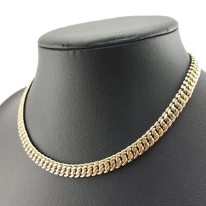 ⭐ Pierre Lang Halskette Collier Anhänger Strick Kette Perle Magnet Gold Go 106 ⭐ - Bild 1 von 3