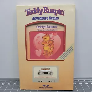 Teddy Ruxpin Adventure Series Grubby's Romance Book & Audio Cassette Tape - Bild 1 von 2