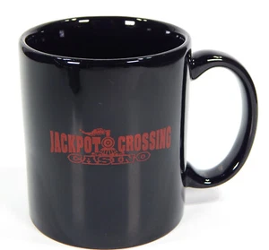 TAZA CERÁMICA CASINO JACKPOT CROSSING DE COLECCIÓN NEVADA JUEGO PUBLICIDAD TREN LOGO - Imagen 1 de 10