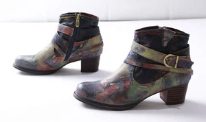 Spring Step L'Artiste Women's Shazzam Boot CD4 Multi-Color Size US:9 EU:40 - Picture 1 of 14