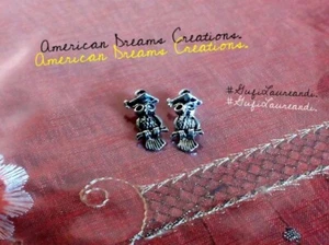 Charms, ciondoli, gufo con tocco, laurea, 2 pezzi. - Foto 1 di 1