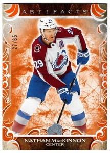 2024-25 Upper Deck Artifacts Orange NATHAN MacKINNON 13 65 Colorado Avalanche SP - Imagen 1 de 1