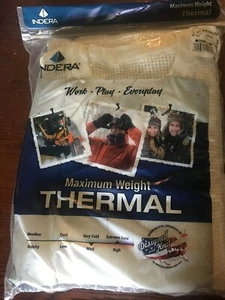 Camisas térmicas de peso máximo Indera Mills grandes campamento de esquí caza trabajo mediano - Imagen 1 de 1