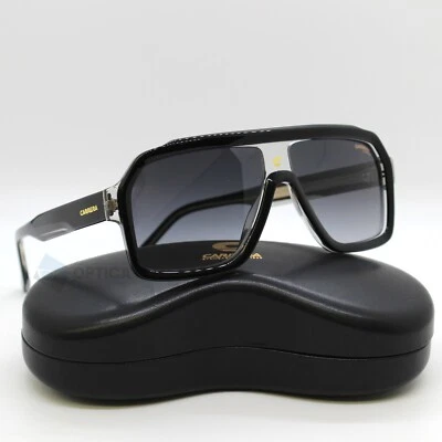 NEW Carrera Aviator Sunglasses 1053/S 08A Black Frame / Dark Grey Lens Unisex - Image 1 of 4