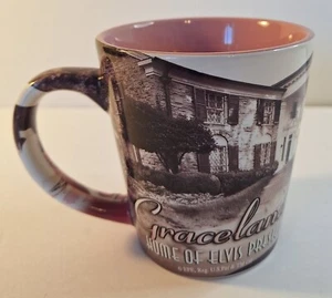 Tazza da caffè Elvis Presley rosa Cadillac Graceland tazza ceramica 15 oz  - Foto 1 di 7