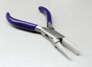 Pliers Round & Flat Nose Nylon Jaw Bead Wire Working Forming Bending Tool +Extra - Picture 1 of 9
