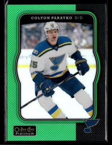 2017-18 O-Pee-Chee Platinum Retro Rainbow Green #R48 Colton Parayko /49