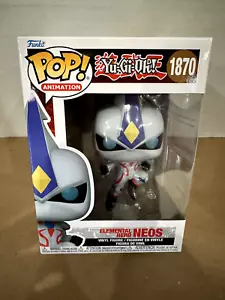 Funko POP! Figura Animación Anime Yu-Gi-Oh Héroe Elemental Neos #1870 + Protector - Imagen 1 de 5
