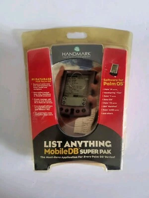Handmark List Anything Mobile DB Super Pak for Palm OS - Windows / Mac BRAND NEW - Image 1 of 3
