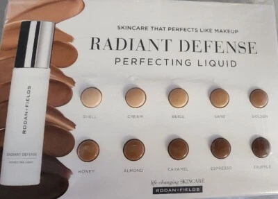 RODAN + FIELDS RADIANT DEFENSE PERFECTING LIQUID SAMPLES [10 PK] - Image 1 of 2